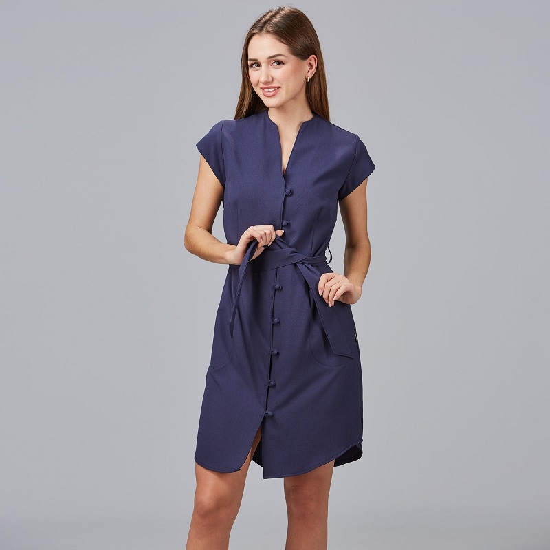 Robe professionnelle effet lin Vivaz Gary's