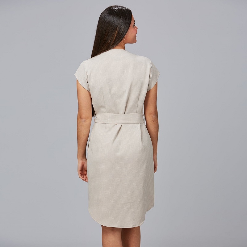 Robe professionnelle effet lin Vivaz Gary's