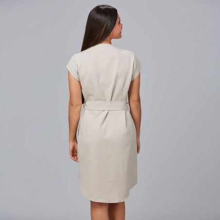 Robe professionnelle effet lin Vivaz Gary's