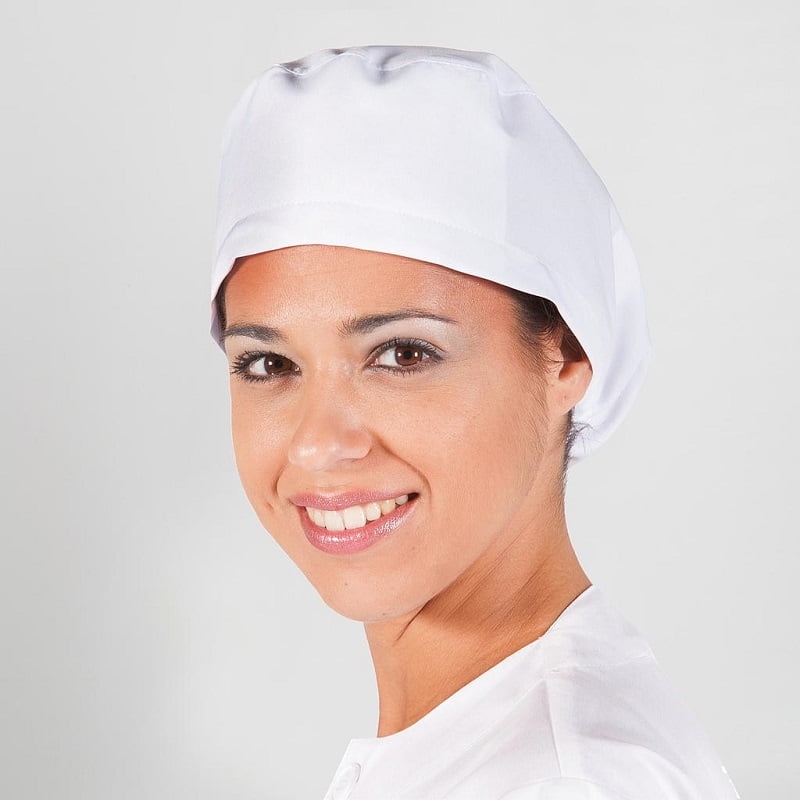 Calot de cuisinier uni élastiqué 447600 Gary's