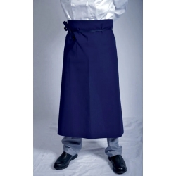 Tablier chef bleu marine 100% coton Lafont