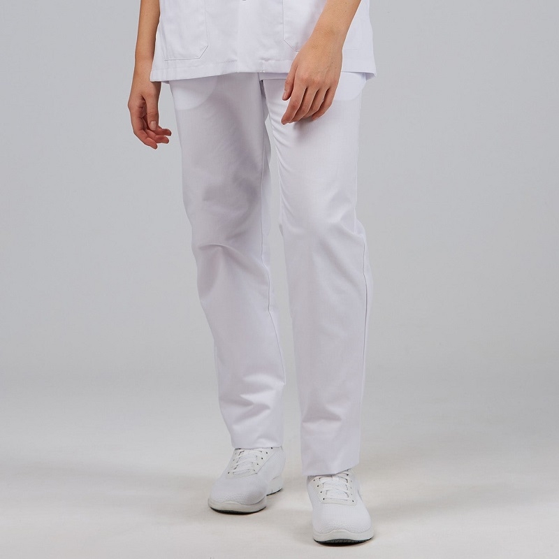 Pantalon de cuisine avec poches blanc Red Line Gary's