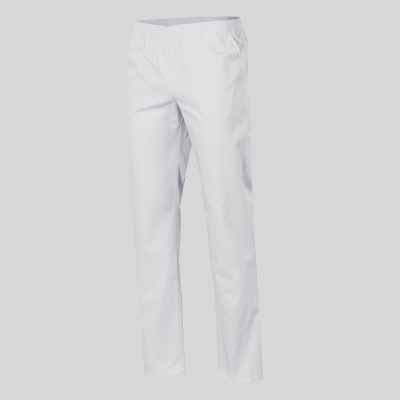 Pantalon de cuisine avec poches blanc Red Line Gary's