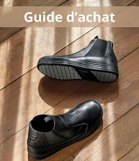 Chaussure De Cuisine De Sécurité S2 Professionnelle De Travail Blanche Noire EN ISO 20345 S2 Mixte Serveur Restaurant | CH249 | L - 10